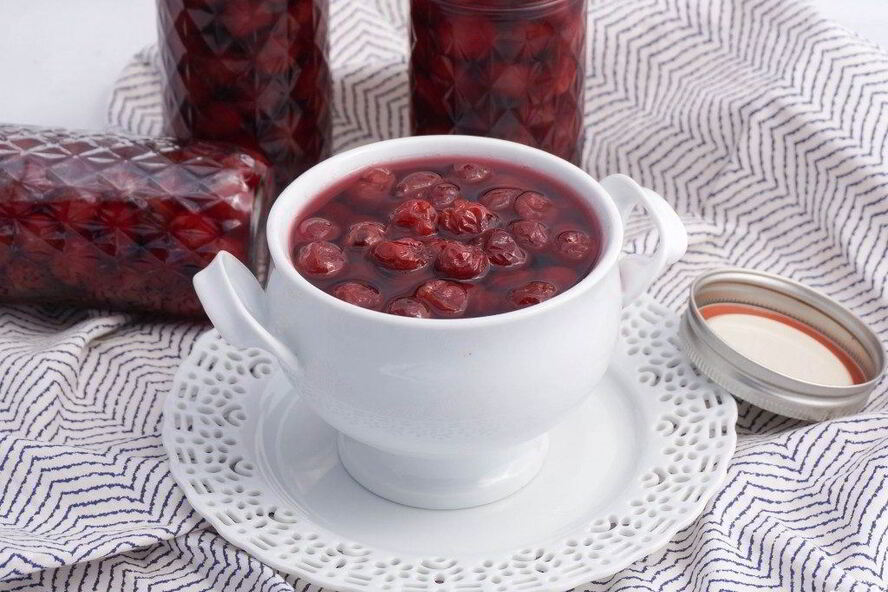 Рецепт вишни в сиропе
