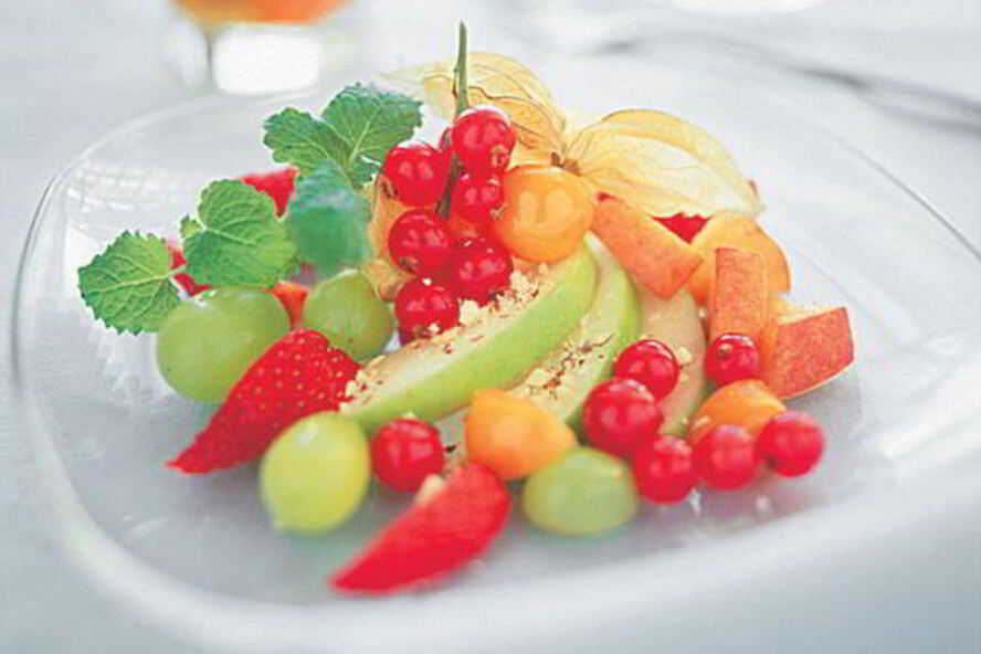 Рецепт фруктового салата мир тесен