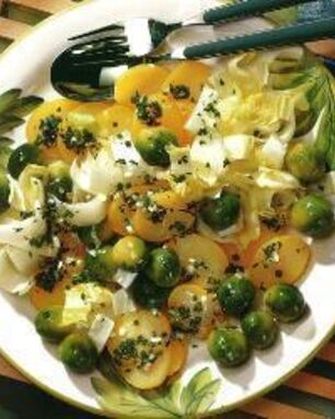 Брюссельский картофельный салат с эндивием