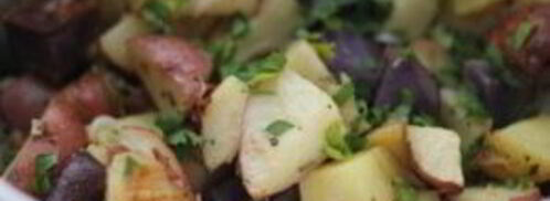 картофельный салат без майонеза. Шаг 4