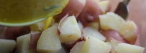 картофельный салат без майонеза. Шаг 5