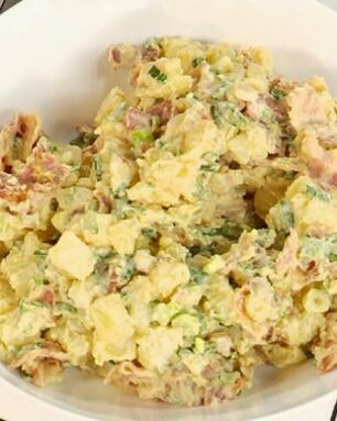 Картофельный салат с беконом
