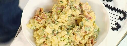 картофельный салат с беконом. Шаг 3