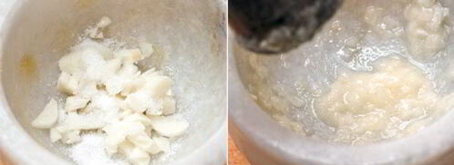 картофельный салат с брокколи, мелиссой и тархуном. Шаг 4