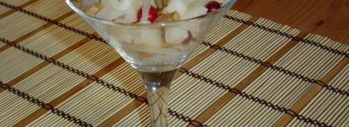 картофельный салат с грибами и клюквой. Шаг 5