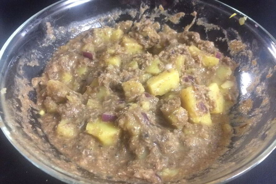 Рецепт картофельного салата с килькой