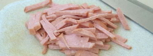 картофельный салат с колбасой. Шаг 4