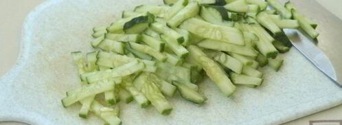 картофельный салат с колбасой. Шаг 5