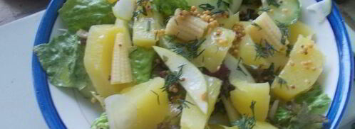 картофельный салат с кукурузой. Шаг 2