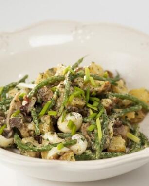 Картофельный салат с лимонно-горчичной заправкой