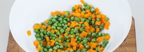 картофельный салат с морковью и горошком. Шаг 7