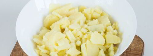 картофельный салат с морковью и горошком. Шаг 8