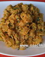 Картофельный салат с орехами