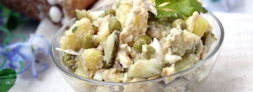 картофельный салат с тунцовым соусом. Шаг 5