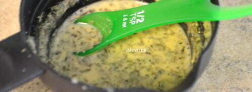 картофельный салат с зеленой фасолью и томатами. Шаг 3