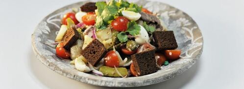 новогодний картофельный салат с говядиной. Шаг 4