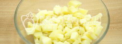 салат из картофеля с морковью по-корейски. Шаг 4