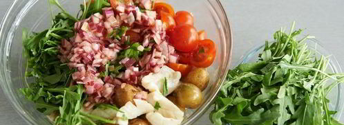 салат из молодого картофеля. Шаг 6