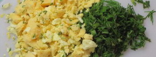 салат картофельный с сельдью. Шаг 3