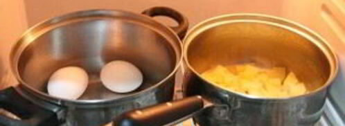 салат картофельный с яйцом. Шаг 2