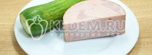 салат с картофелем фри новогодние мотивы. Шаг 4