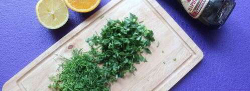 теплый салат с картофелем. Шаг 3