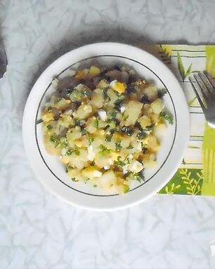 Зимний картофельный салат