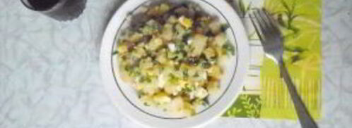 зимний картофельный салат. Шаг 5