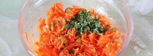 морковный марокканский салат. Шаг 5