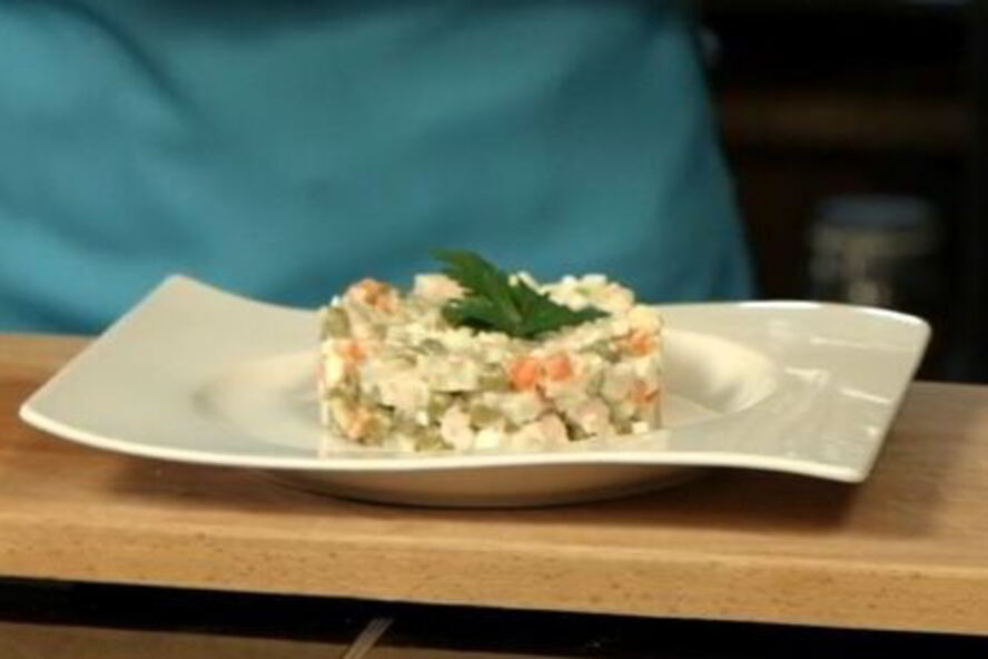 Рецепт диетического slim оливье