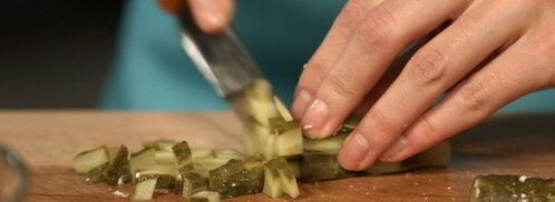 диетический slim оливье. Шаг 2