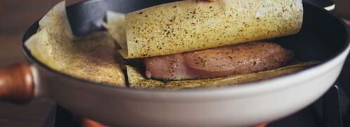 оливье с ароматной куриной грудкой. Шаг 5