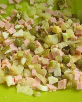 Оливье с домашним майонезом