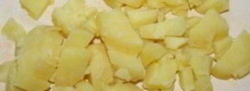 оливье с креветками и авокадо. Шаг 4