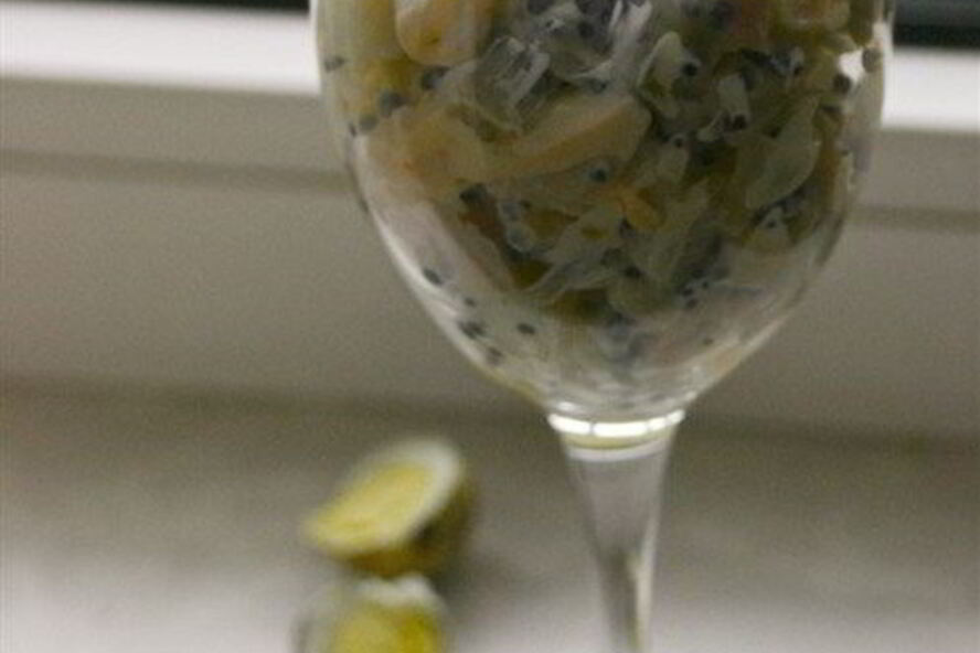 Рецепт оливье с рябчиками и икрой