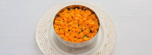 оливье с семгой. Шаг 8