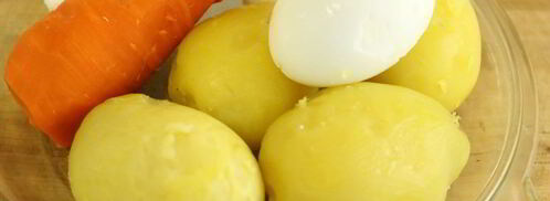 оливье вегетарианский. Шаг 2