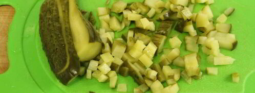 оливье вегетарианский. Шаг 5