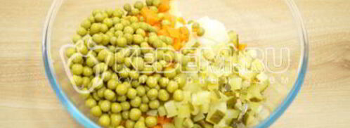 постный оливье. Шаг 3