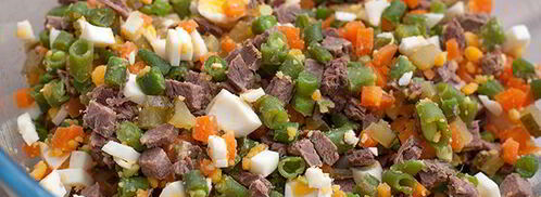 салат оливье по дюкану. Шаг 7