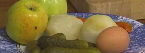 салат оливье с домашним майонезом. Шаг 10