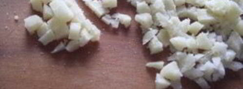 салат оливье с семгой. Шаг 2