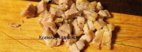 салат оливье в картофельных бочонках. Шаг 6