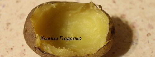 салат оливье в картофельных бочонках. Шаг 7