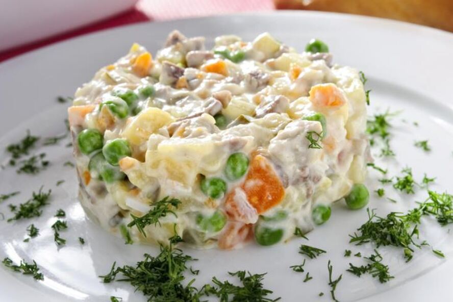 Рецепт салата оливье