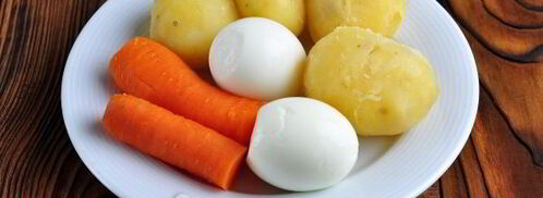 салат-закуска оливье в ветчине. Шаг 3