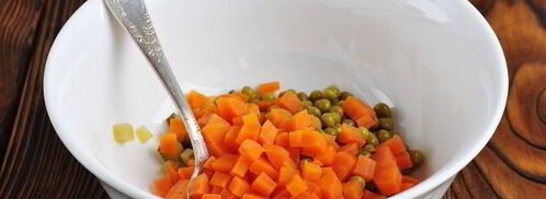 салат-закуска оливье в ветчине. Шаг 5