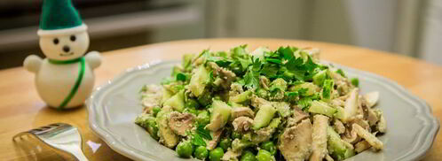 сыроедный оливье. Шаг 8