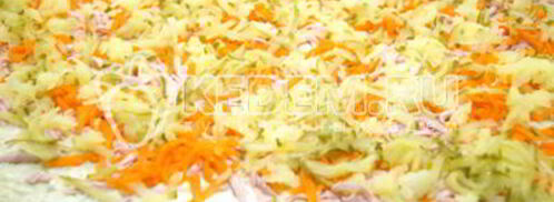 закуска оливье-рулет. Шаг 7