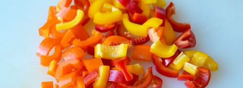 овощной салат с моцареллой. Шаг 5